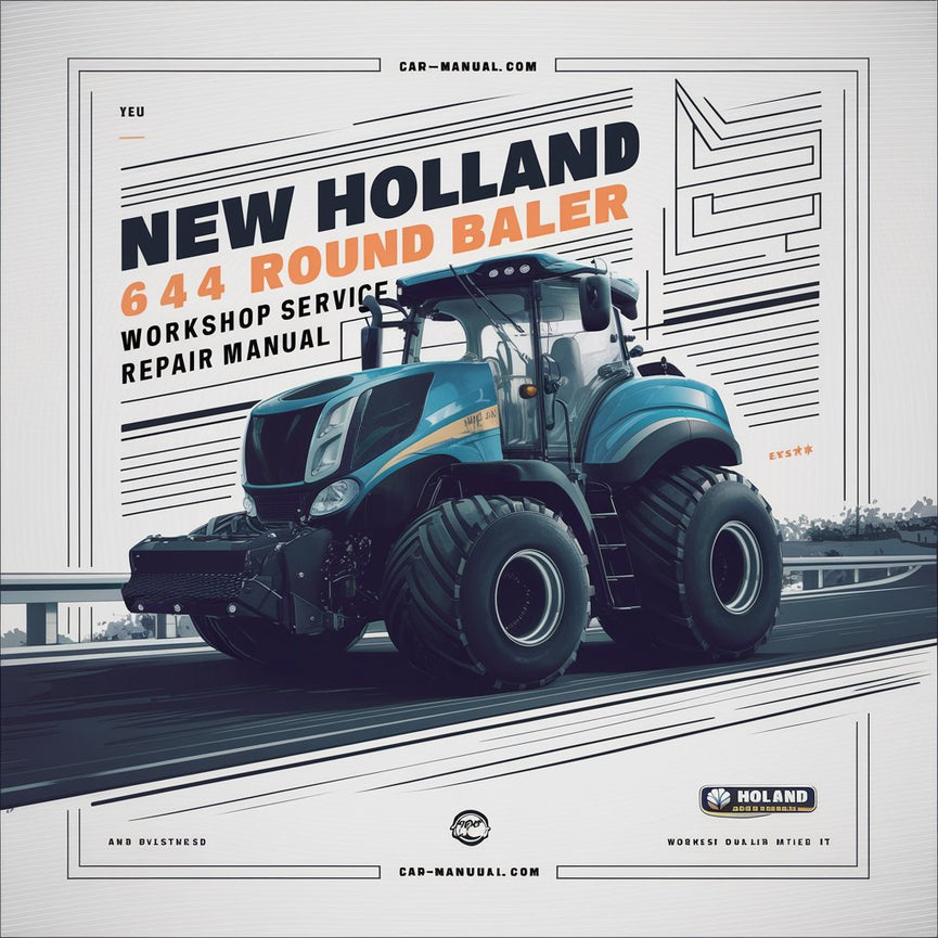 New Holland 644 Rundballenpresse Werkstatt-Servicehandbuch