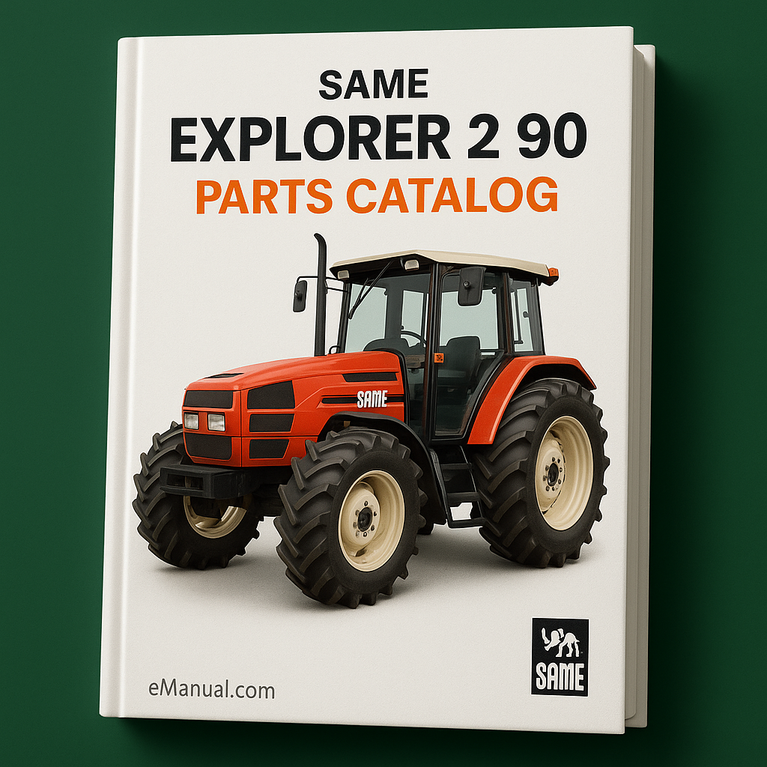 Same Explorer 2 90 Parts Catalog Manual
