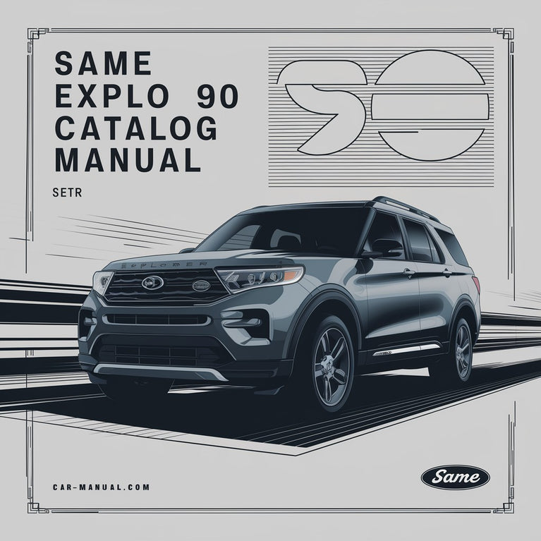 Same Explorer 90 Parts Catalog Manual