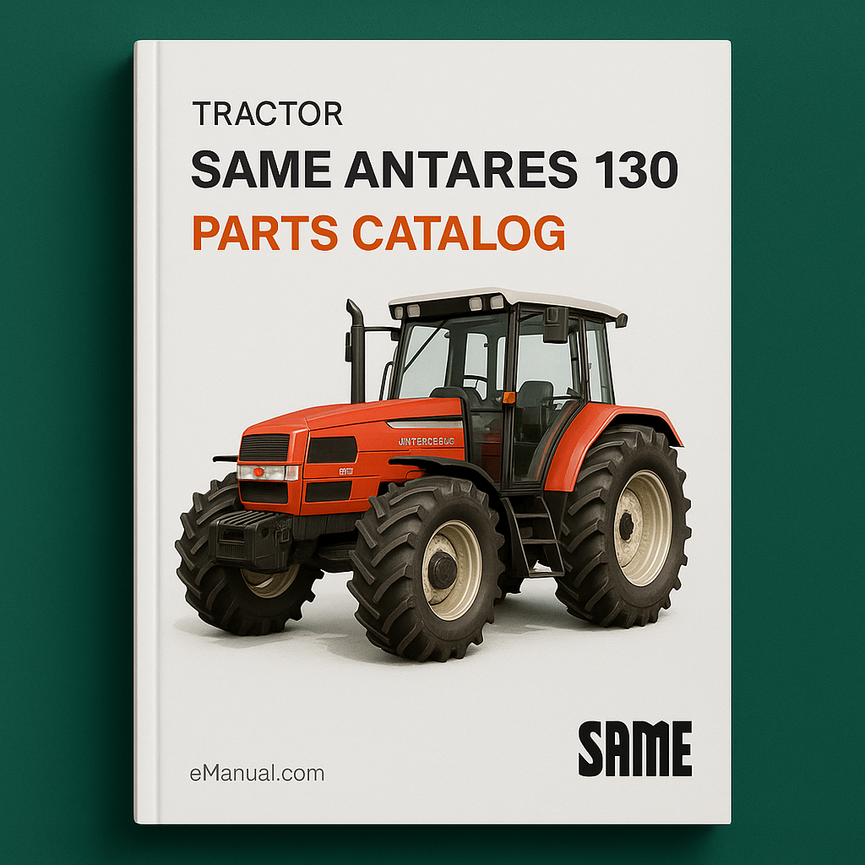 Same Antares 130 2 Parts Catalog Manual
