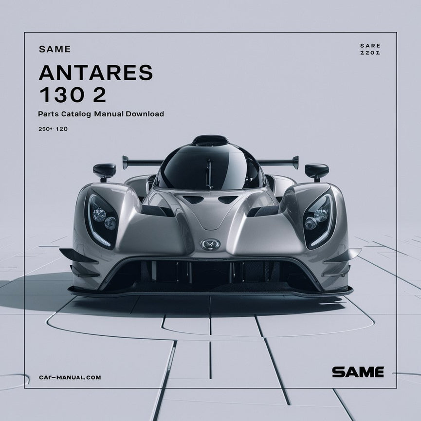 Same Antares 130 2 Parts Catalog Manual