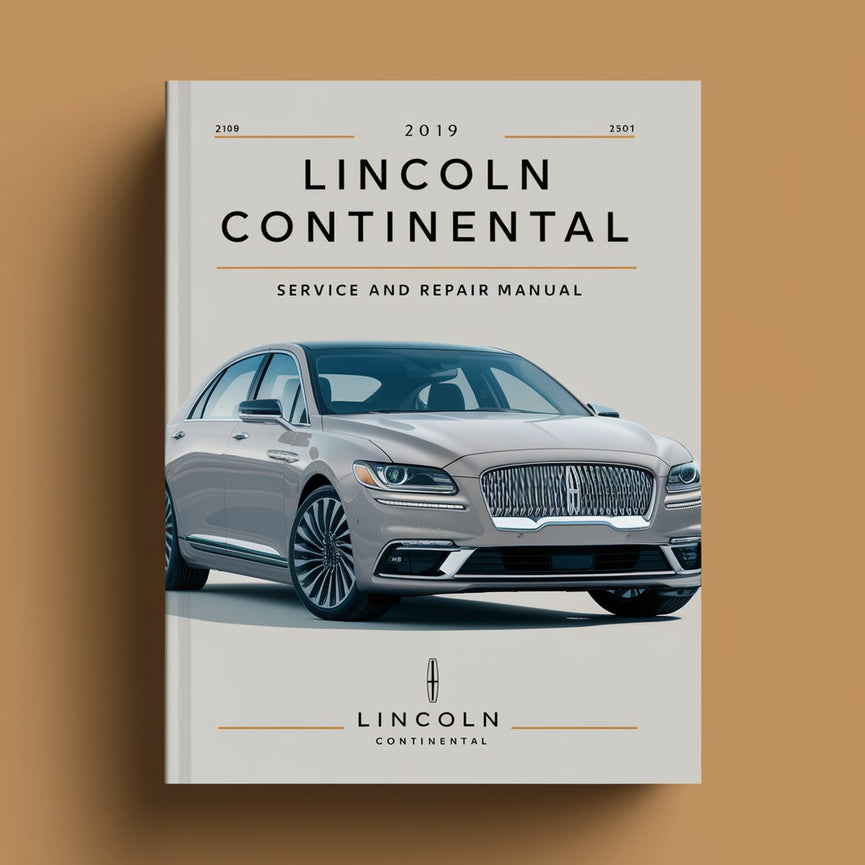 Manual de servicio y reparación del Lincoln Continental 2019