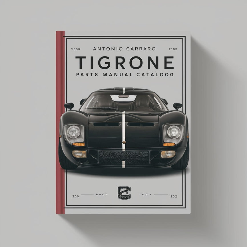 Antonio Carraro Tigrone Parts Manual Catalog PDF Download