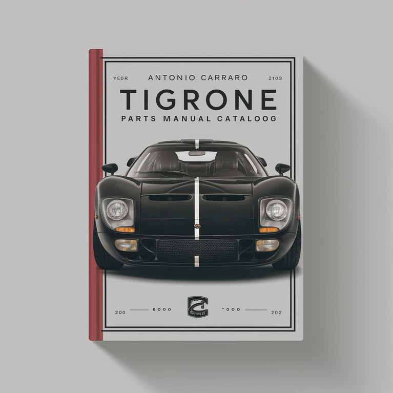 Antonio Carraro Tigrone Parts Manual Catalog