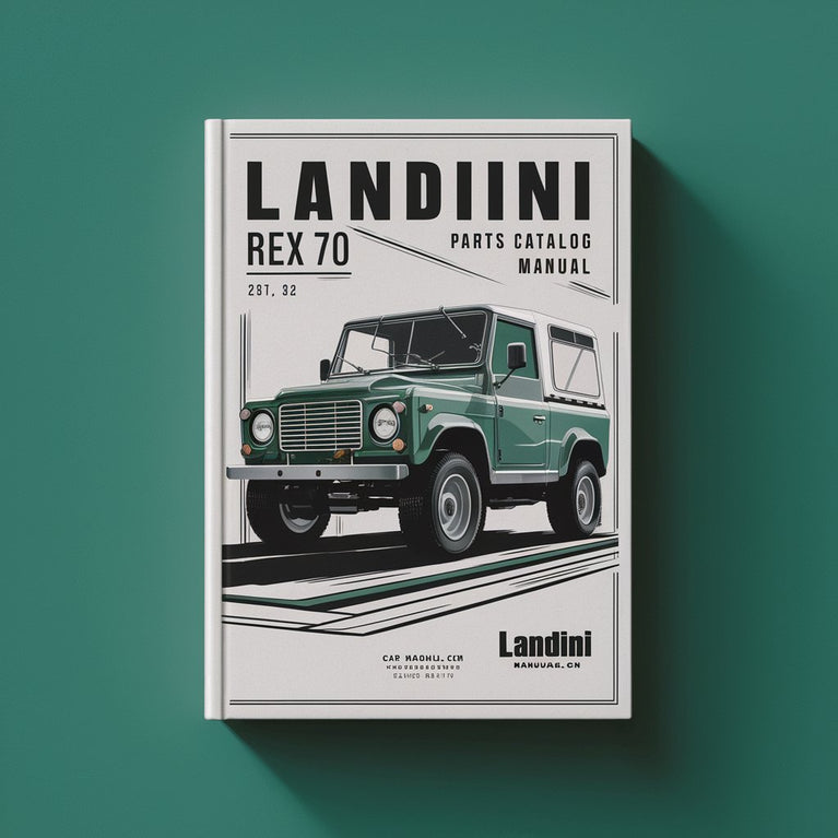 Landini Rex 70 Parts Catalog Manual