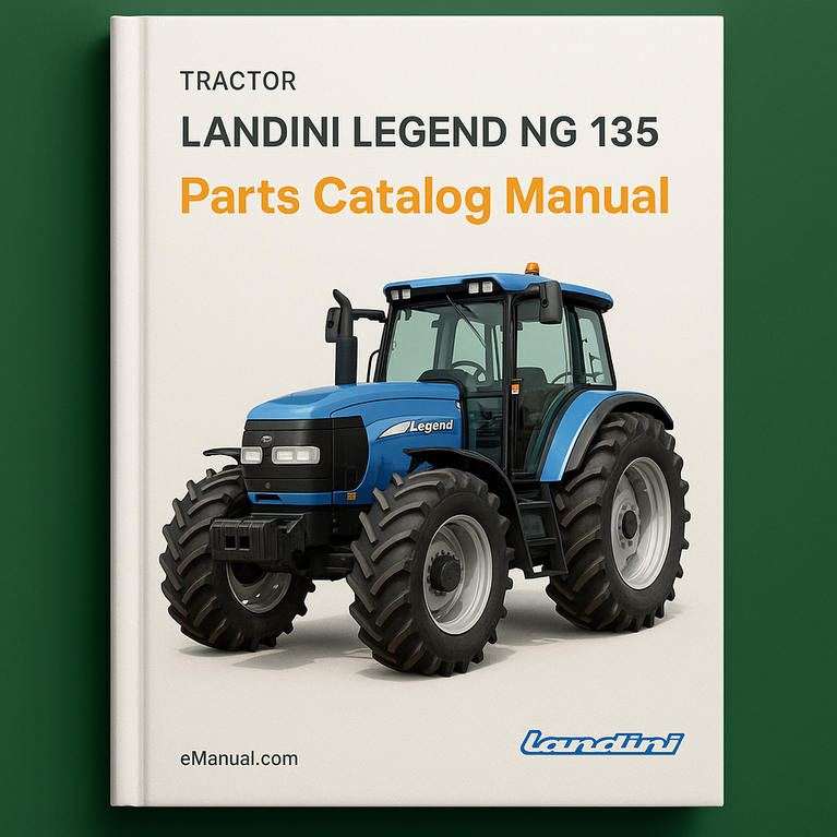 Landini Legend NG 135 Parts Catalog Manual