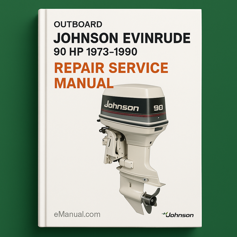 Johnson Evinrude 90 HP 1973-1990 Repair Service Manual