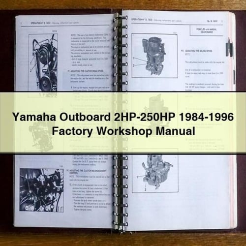 Yamaha Outboard 2HP-250HP 1984-1996 Factory Workshop Manual