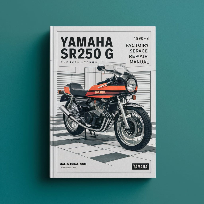 Yamaha SR250 SR250G 1980-1983 Manual de reparación de servicio de fábrica Descargar PDF