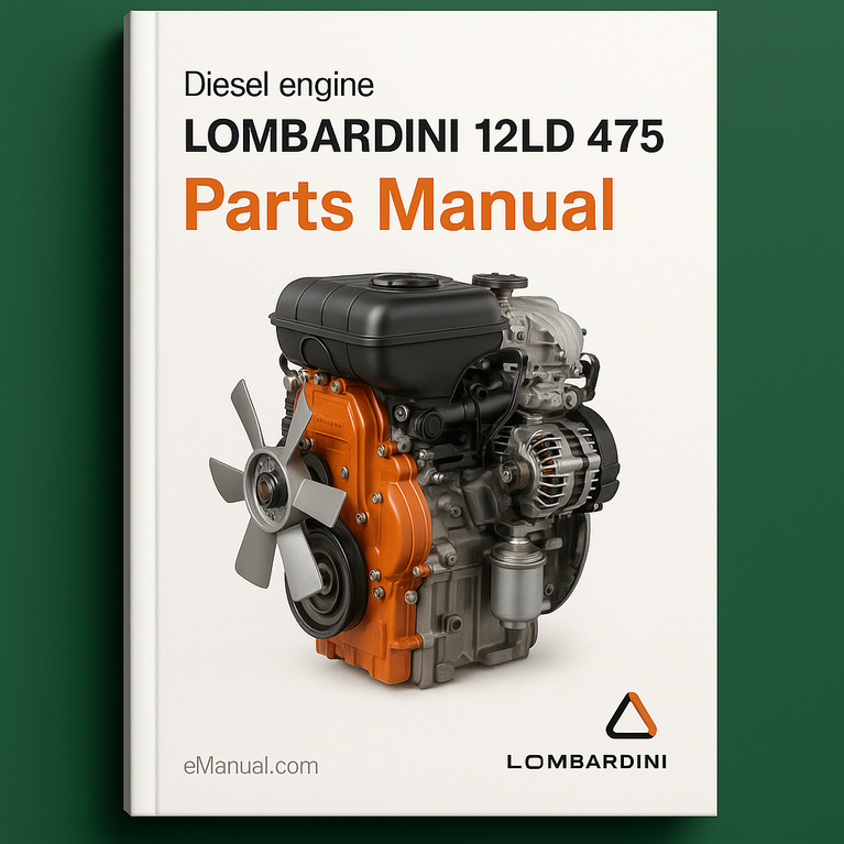 Lombardini 12LD 475 Parts Manual for Diesel engine