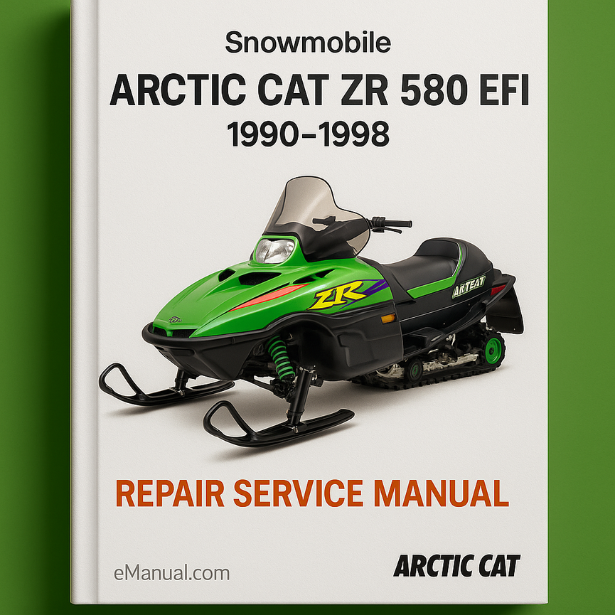 Arctic Cat ZR 580 EFI 1990-1998 Repair Service Manual