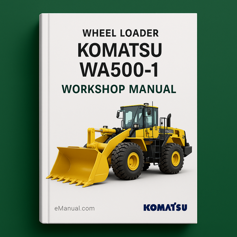 Komatsu WA500 1 Wheel Loader Service Repair Workshop Manual