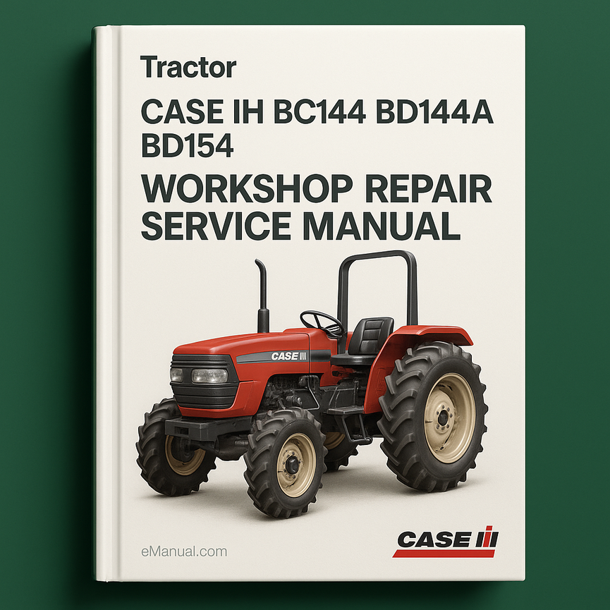 Case IH BC144 BD144A BD154 Workshop Repair Service Manual