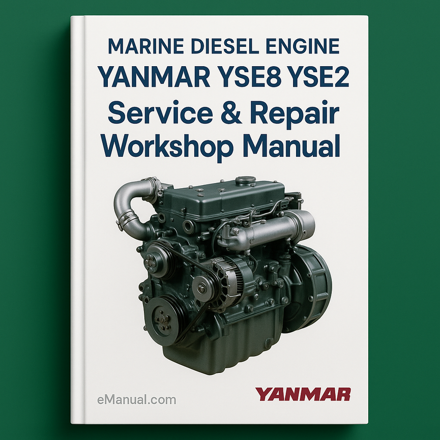 Yanmar Marine Diesel Engine YSE8 YSE12 Service Repair Workshop Manual Download PDF