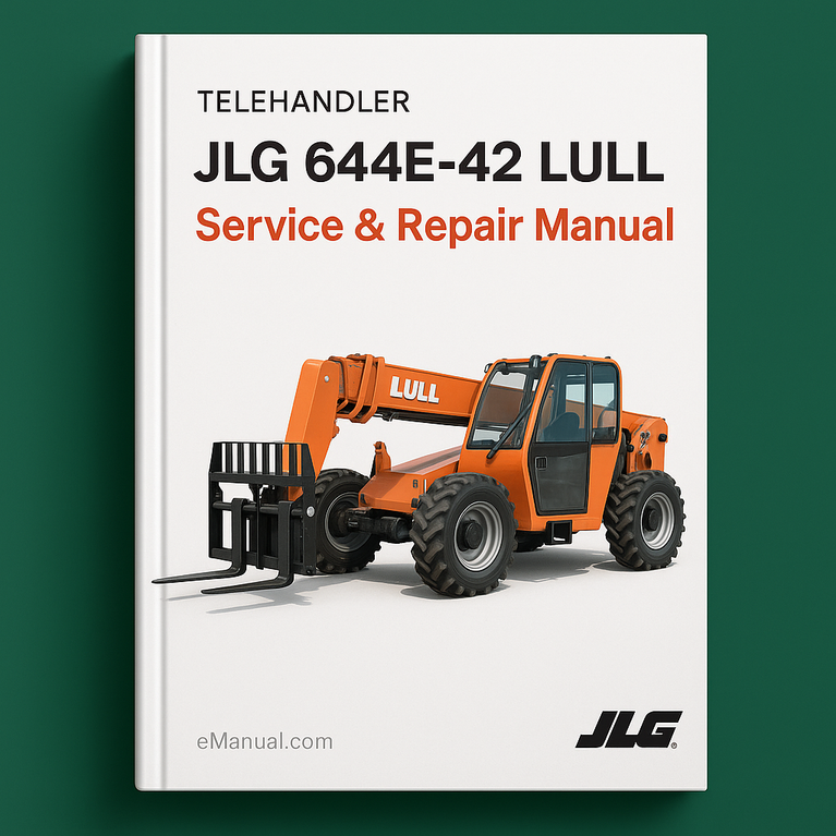 JLG 644E-42 LULL Telehandler Service Repair Manual
