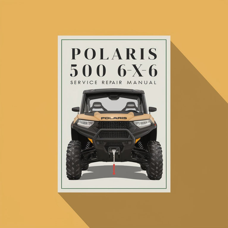 Polaris 500 6x6 1999 Service Repair Manual