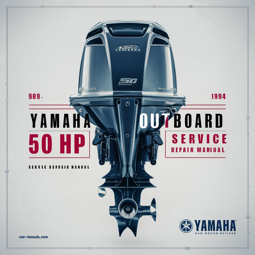 Yamaha 50 HP fueraborda 1989-1994 Manual de reparación de servicio Descargar PDF