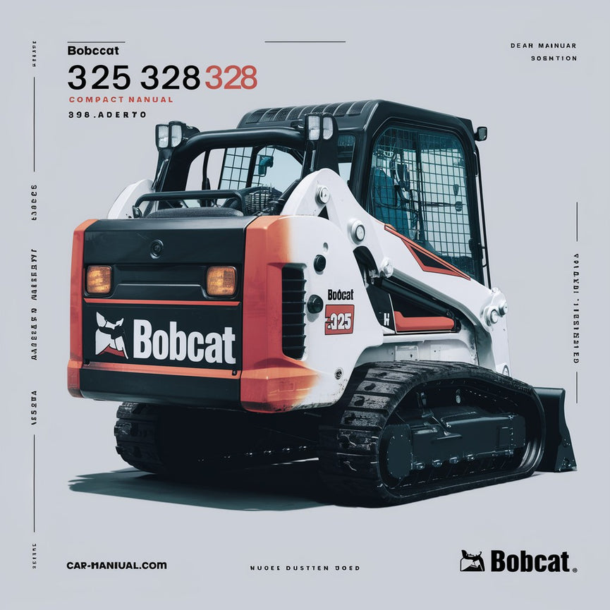 Bobcat 325 328 Compact Excavator Service Repair Manual + Operation & Maintenance Manual + Wiring & Hydraulic Schematic (325-S/N 234111001 & Above 328-S/N 2 PDF Download