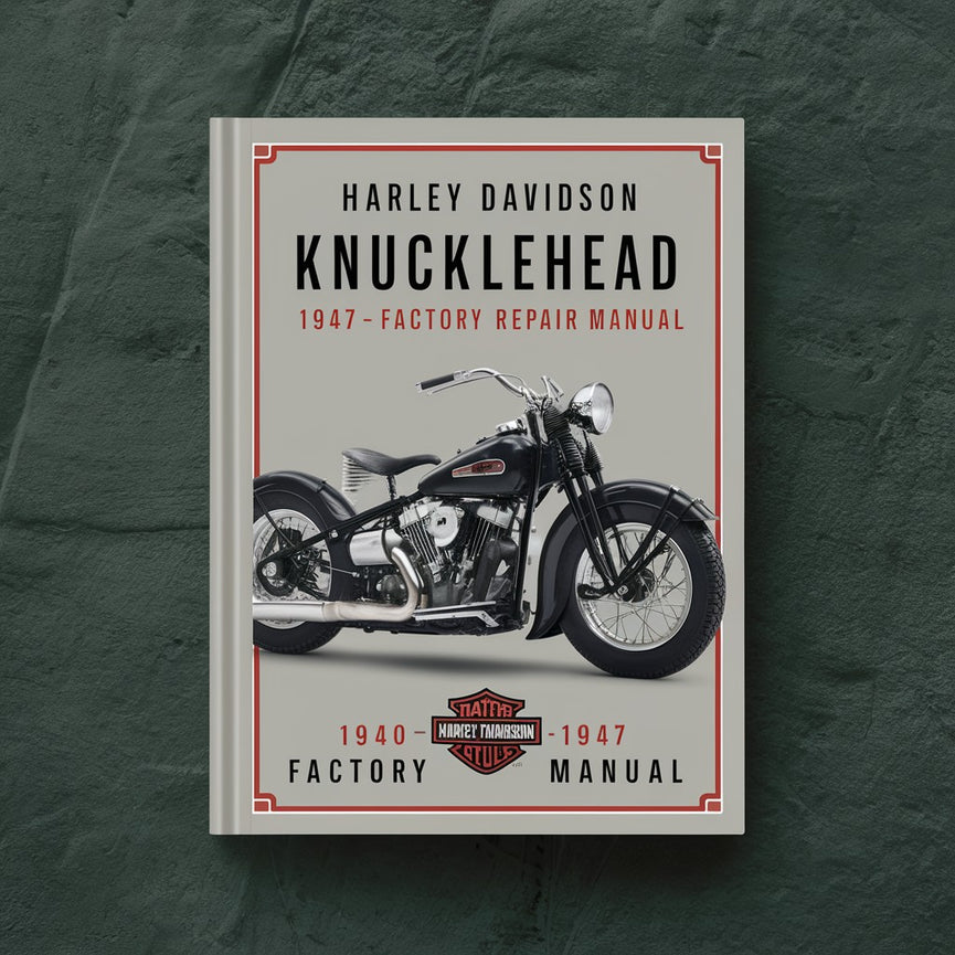 Harley Davidson Knucklehead 1940-1947 Werksreparaturhandbuch