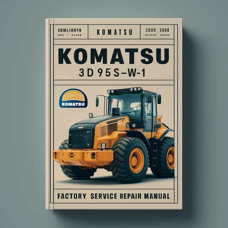 Komatsu 3D95S-W-1 Engine Factory Service Repair Manual