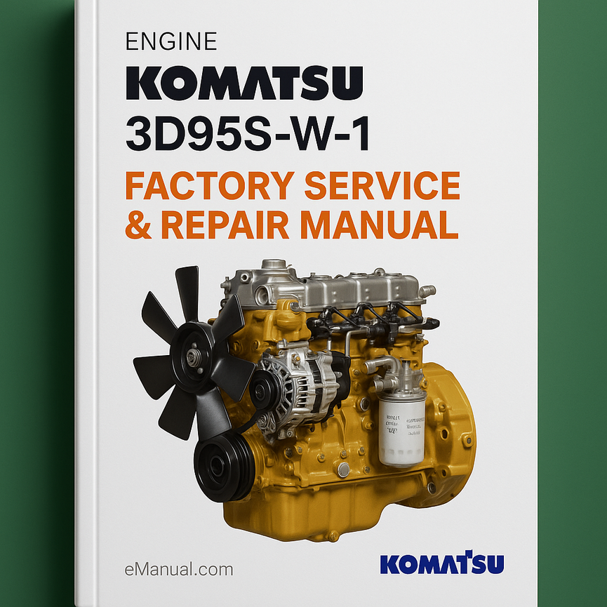 Komatsu 3D95S-W-1 Engine Factory Service Repair Manual