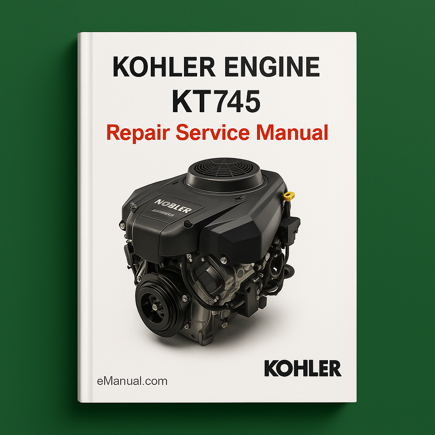 Kohler Engine KT745 Repair Service Manual