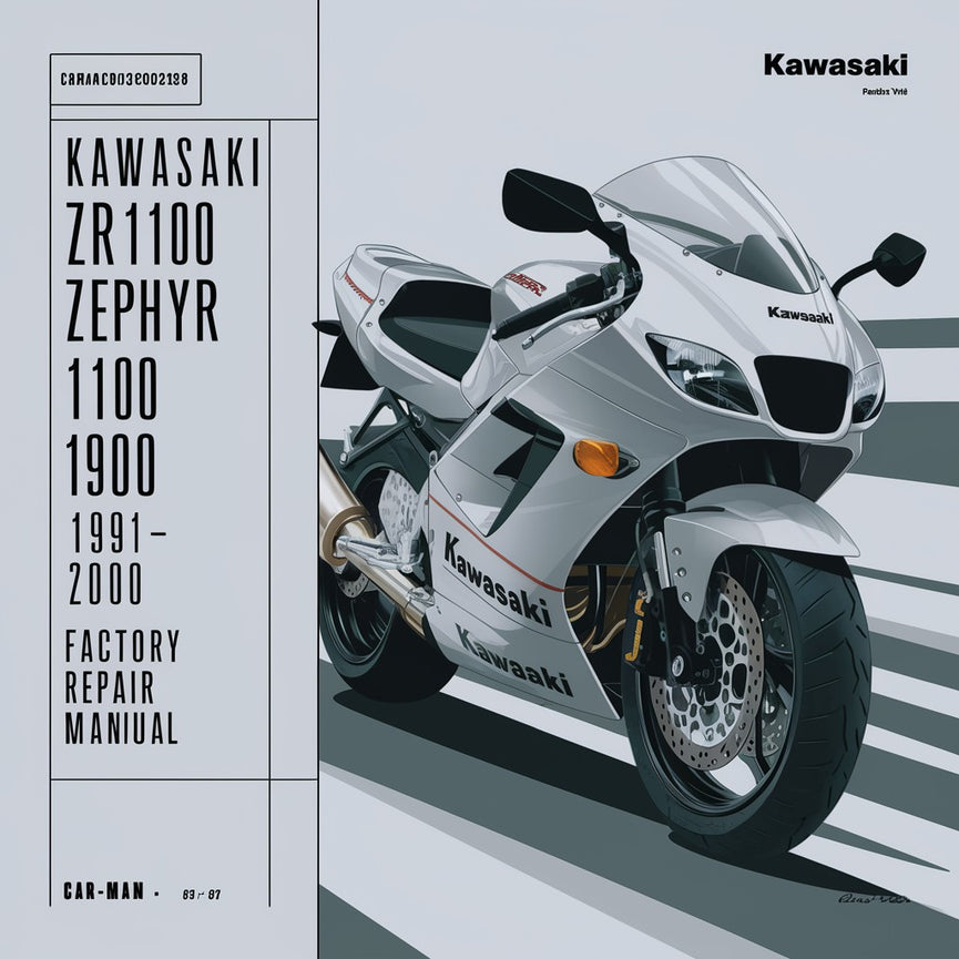 Kawasaki ZR1100 Zephyr 1100 Motorcycle Factory Service Repair Manual