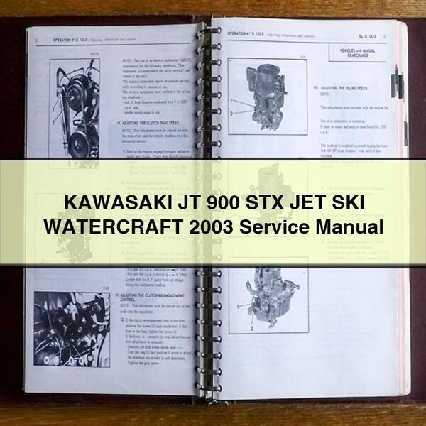 KAWASAKI JT 900 STX JET SKI WATERCRAFT 2003 Service Repair Manual