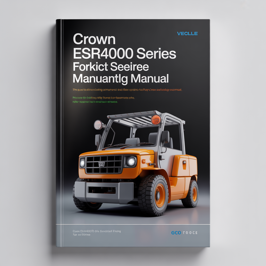 Crown ESR4000 Series Forklift Service Maintenance Manual