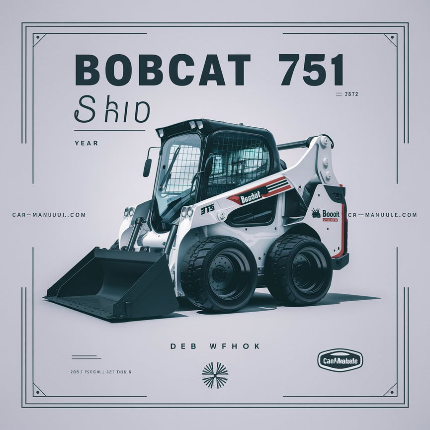 BOBCAT 751 SKID Steer Loader SN 515730001 & Above Operation & Maintenance Manual