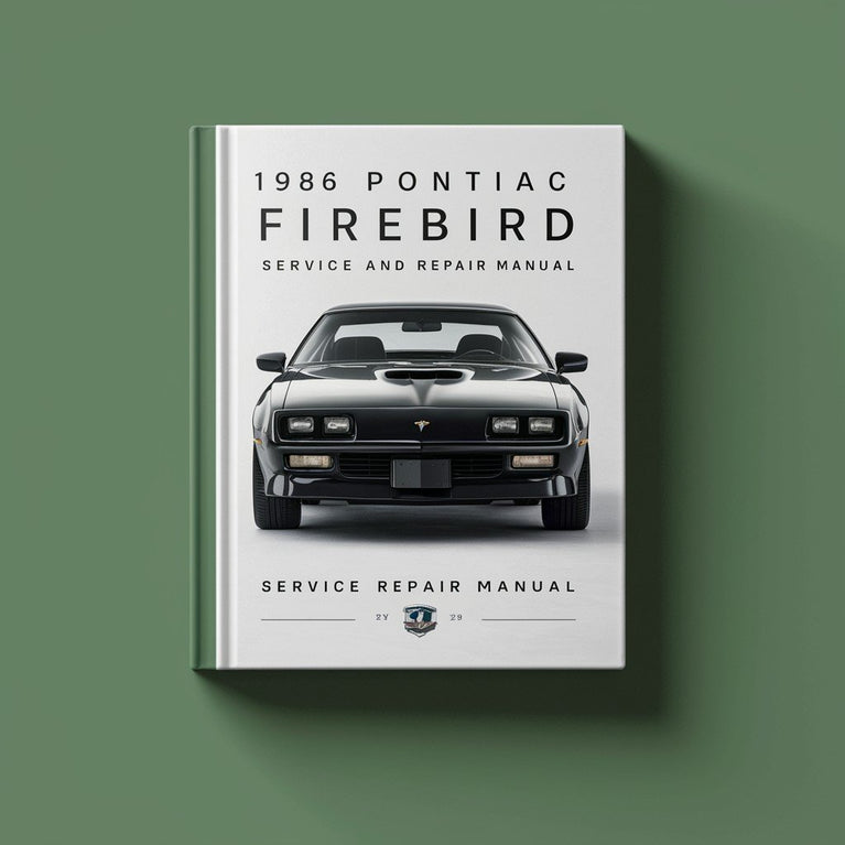 1986 Pontiac Firebird Service and Repair Manual