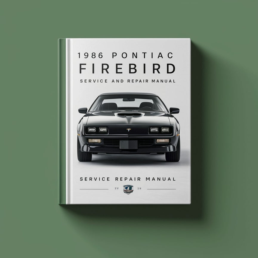1986 Pontiac Firebird Service and Repair Manual PDF Download
