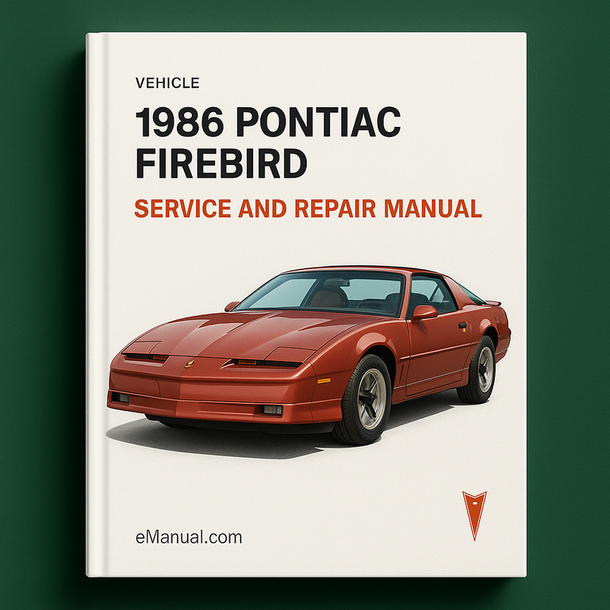 1986 Pontiac Firebird Service and Repair Manual