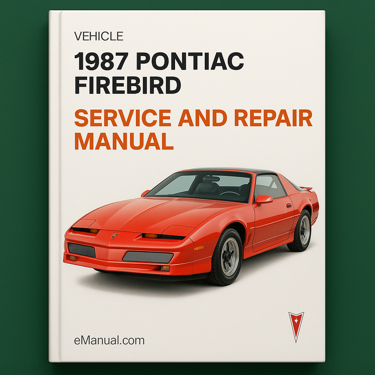 1987 Pontiac Firebird Service and Repair Manual