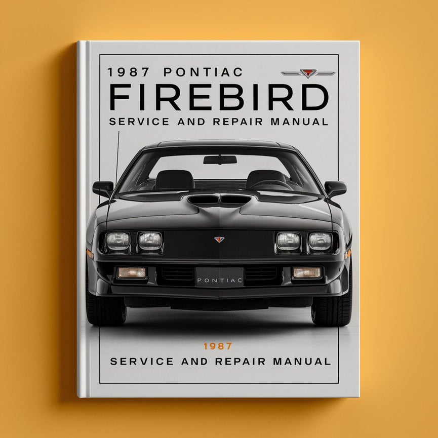 1987 Pontiac Firebird Service and Repair Manual PDF Download