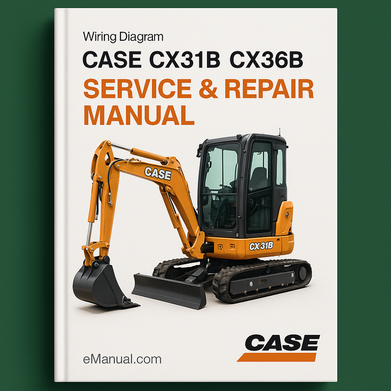 Case CX31B CX36B Service Repair Manual wiring diagram