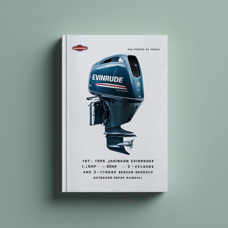 1971-1989 Johnson Evinrude 1.25HP-60HP 1 & 2 cylinders and 2-stroke models Outboard Service Repair Manual