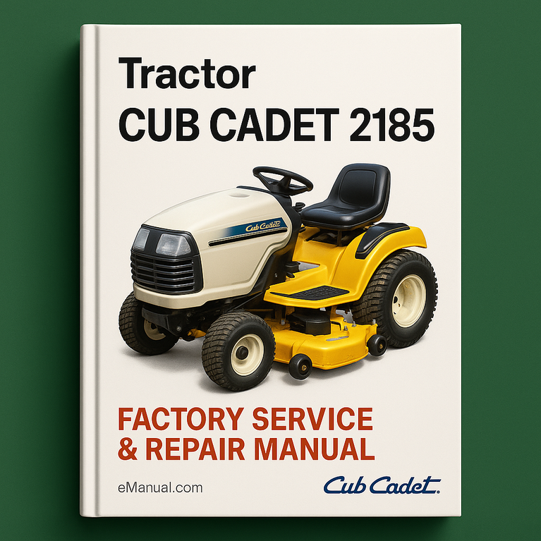 Cub Cadet Tractor 2185 Factory Service Repair Manual