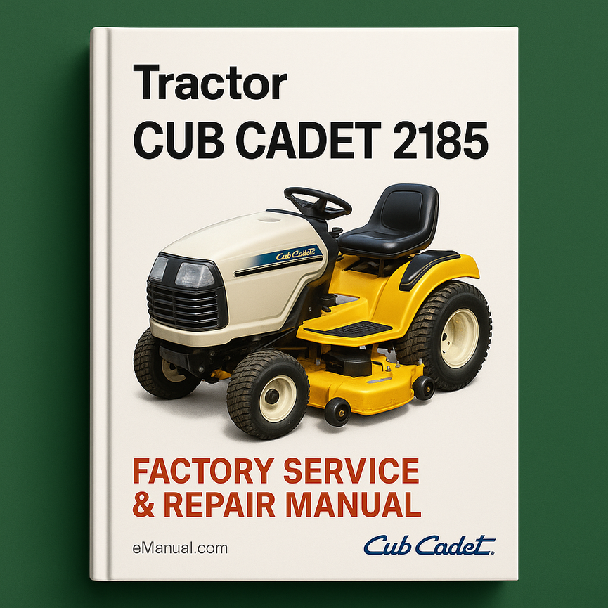 Cub Cadet Tractor 2185 Factory Service Repair Manual