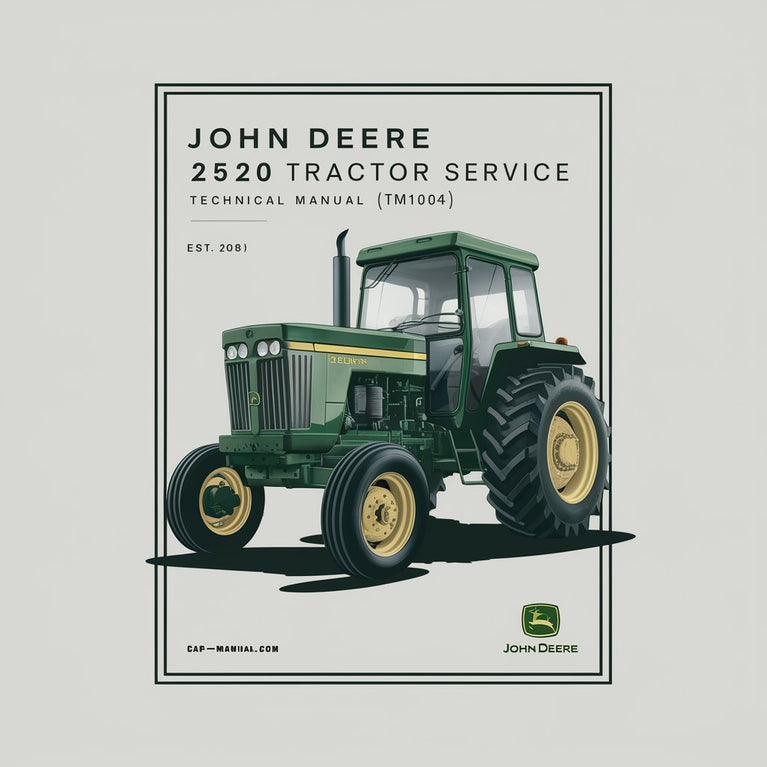 John Deere 2520 Tractor Service Technical Manual(TM1004)