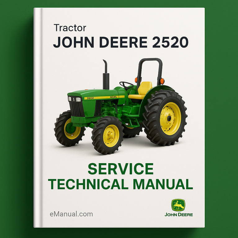 John Deere 2520 Tractor Service Technical Manual(TM1004)