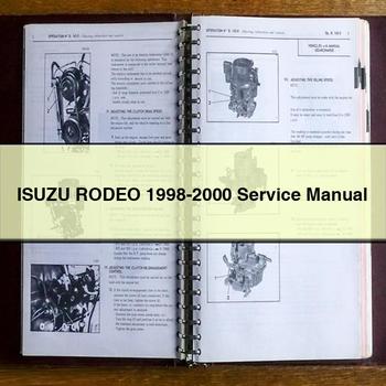 ISUZU RODEO 1998-2000 Service Repair Manual PDF Download