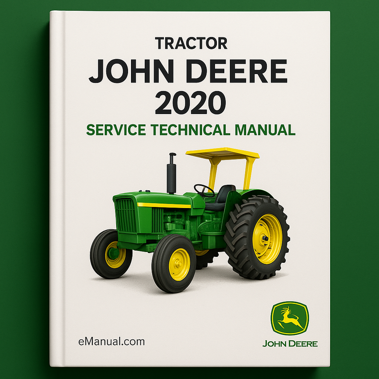 John Deere 2020 Tractor Service Technical Manual(TM1044)