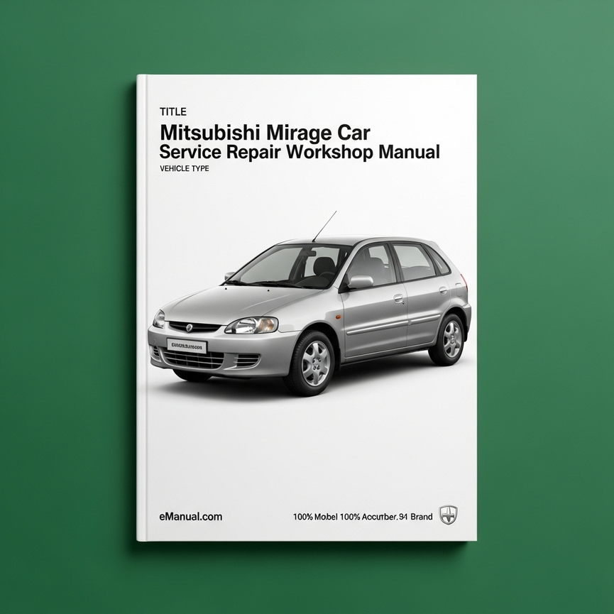 1998-2003 Mitsubishi Mirage Service Repair Workshop Manual Download PDF