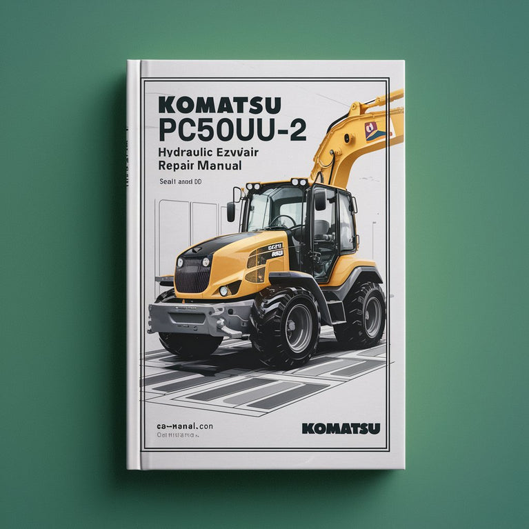 Manual de reparación de servicio de excavadora hidráulica Komatsu PC50UU-2 (Número de serie: 8001 y superiores) Descargar PDF