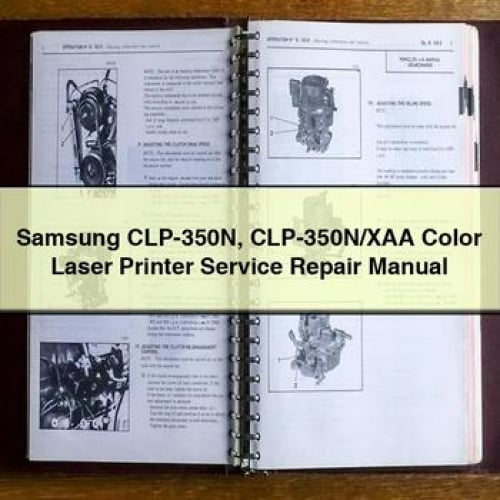 Samsung CLP-350N CLP-350N/XAA Color Laser Printer Service Repair Manual PDF Download