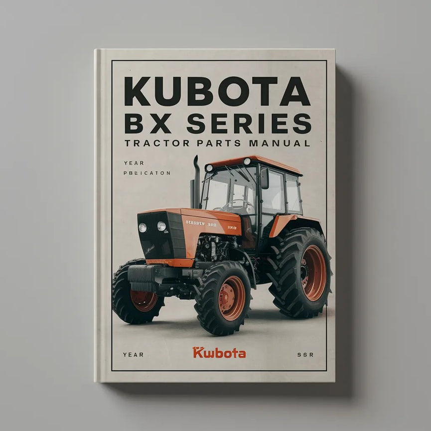 KUBOTA BX Series Tractor Parts Manual