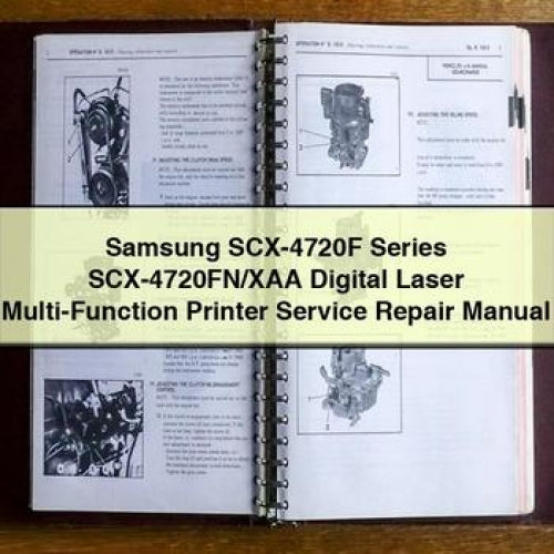 Samsung SCX-4720F Series SCX-4720FN/XAA Digital Laser Multi-Function Printer Service Repair Manual PDF Download