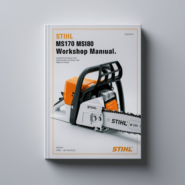 Stihl Ms170 MS180 Workshop Manual PDF Download