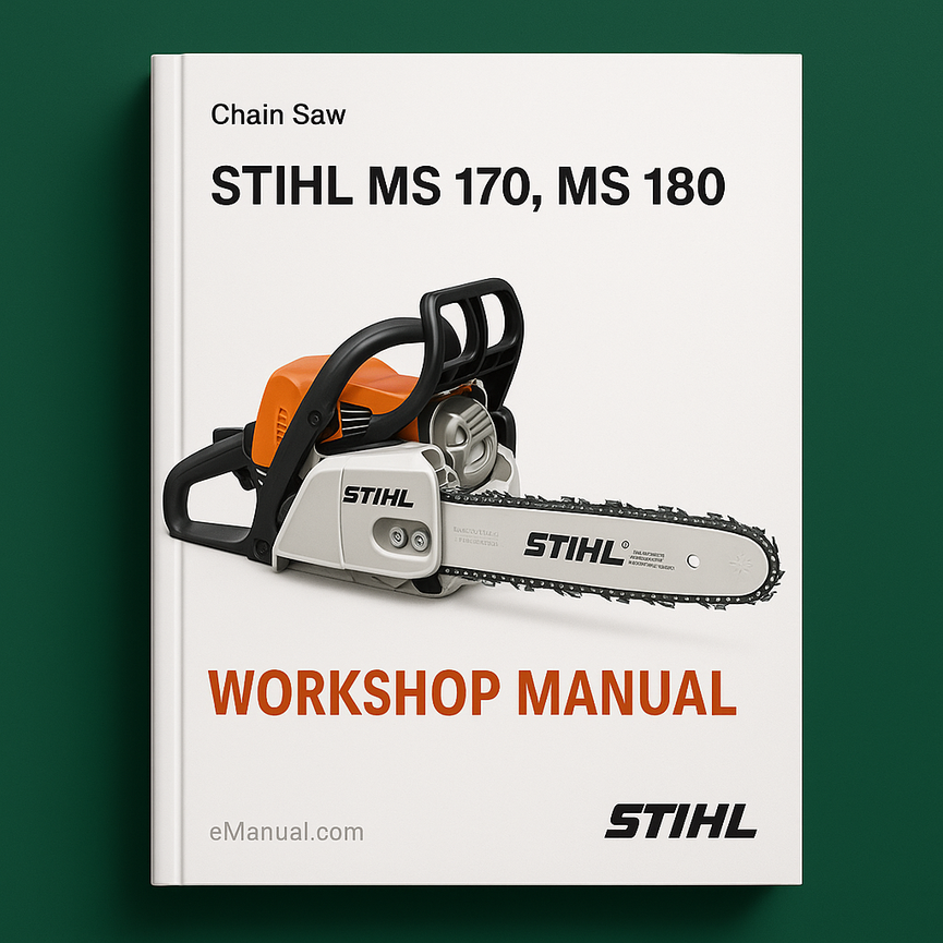 Stihl Ms170 MS180 Workshop Manual